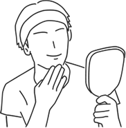 男性のお客様が通いやすいサロン